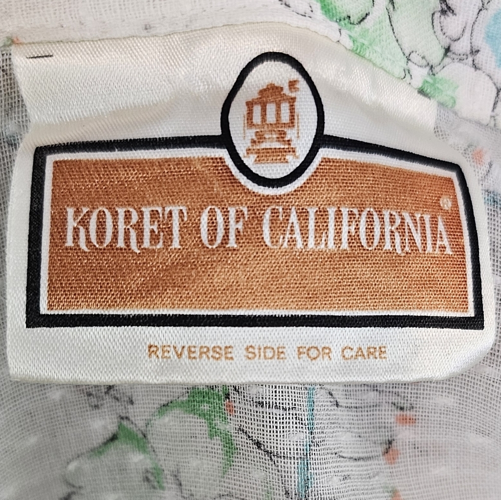 Koret California VINTAGE 70'S Cottage 3 Pc Skirt Set 10/12 - Picture 8 of 14